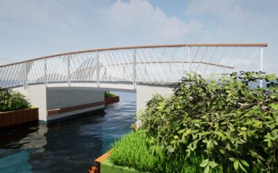 Aanleg nieuwe brug in het Venpad in Sint Pancras vergroot doorvaarbaarheid gemeente